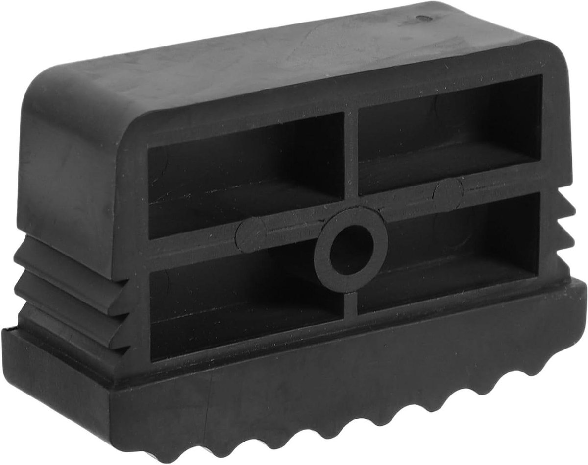 Laddervoeten Rubber - Pootdoppen Stabilisator - Ladder Stabiliseren - Antislip Bescherming - 6.5 cm - Zwart