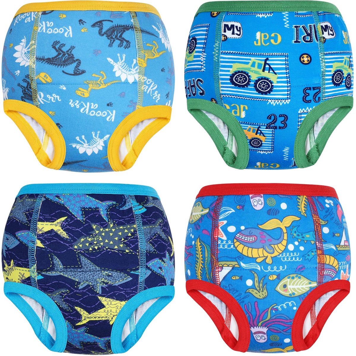 SnelShoppen - FLYISH DIRECT Potje Zindelijkheidstraining voor Jongens en Meisjes, Comfortabel en Ademend, Kinderondergoed 120/5T, Ideaal voor Thuis en