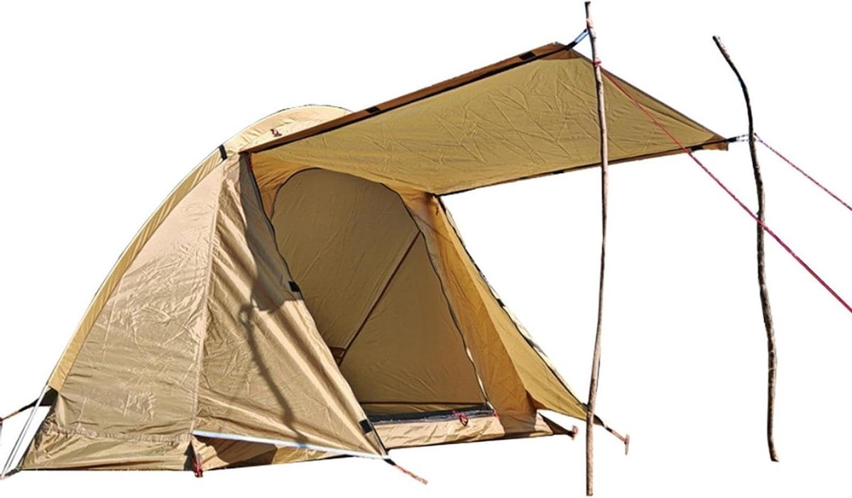 Eenpersoons Tent - Automatische Slaaptent - Kamperen en Wandelen - Snelle Opzet - 250x150x120cm - Bruin