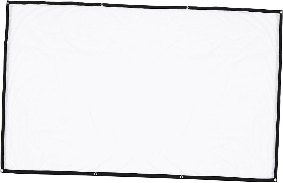 Projectorscherm - Projectiedoek - Thuisbioscoop Creëren - Verstelbaar - 223 cm Breed - Wit