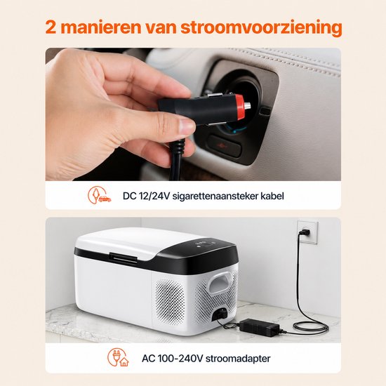 Mini koelbox 15L - uJOY - Snelle compressor koeling - Stil in gebruik (±45 dB) - USB-poort - Touchscreen en app-bediening van MINI — afbeelding 4