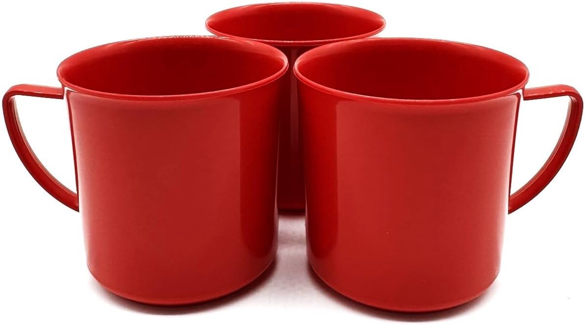 330 ml set van 3 rood