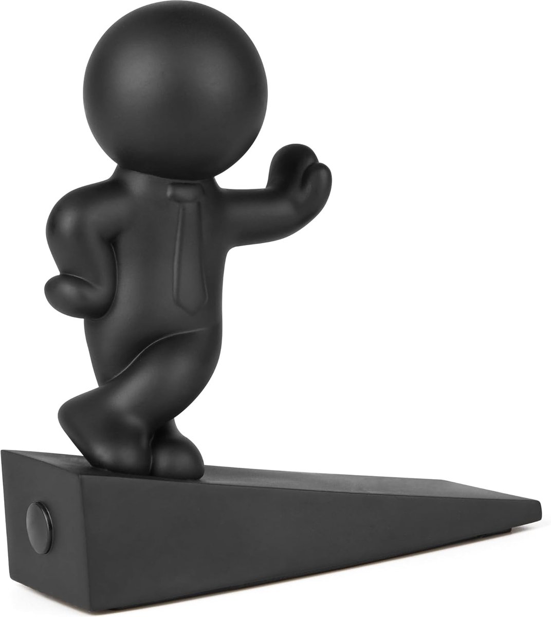 Deurstopper, Decoratieve Nieuw Ontworpen Buddy Deurstopper, Effectief Om Je Deur Open Te Houden, Zwart (1 stuks)