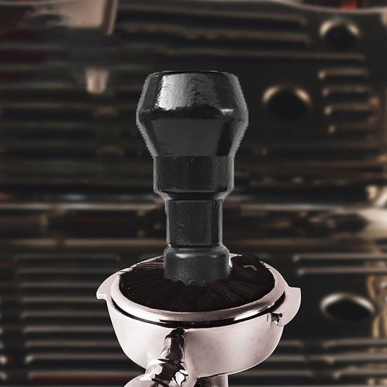 reinigingsborstel, koffiemachinefilterborstel, 1 stuk, voor het reinigen van koffiedik, koffiepotborstel, professionele barista-gereedschappen — afbeelding 5