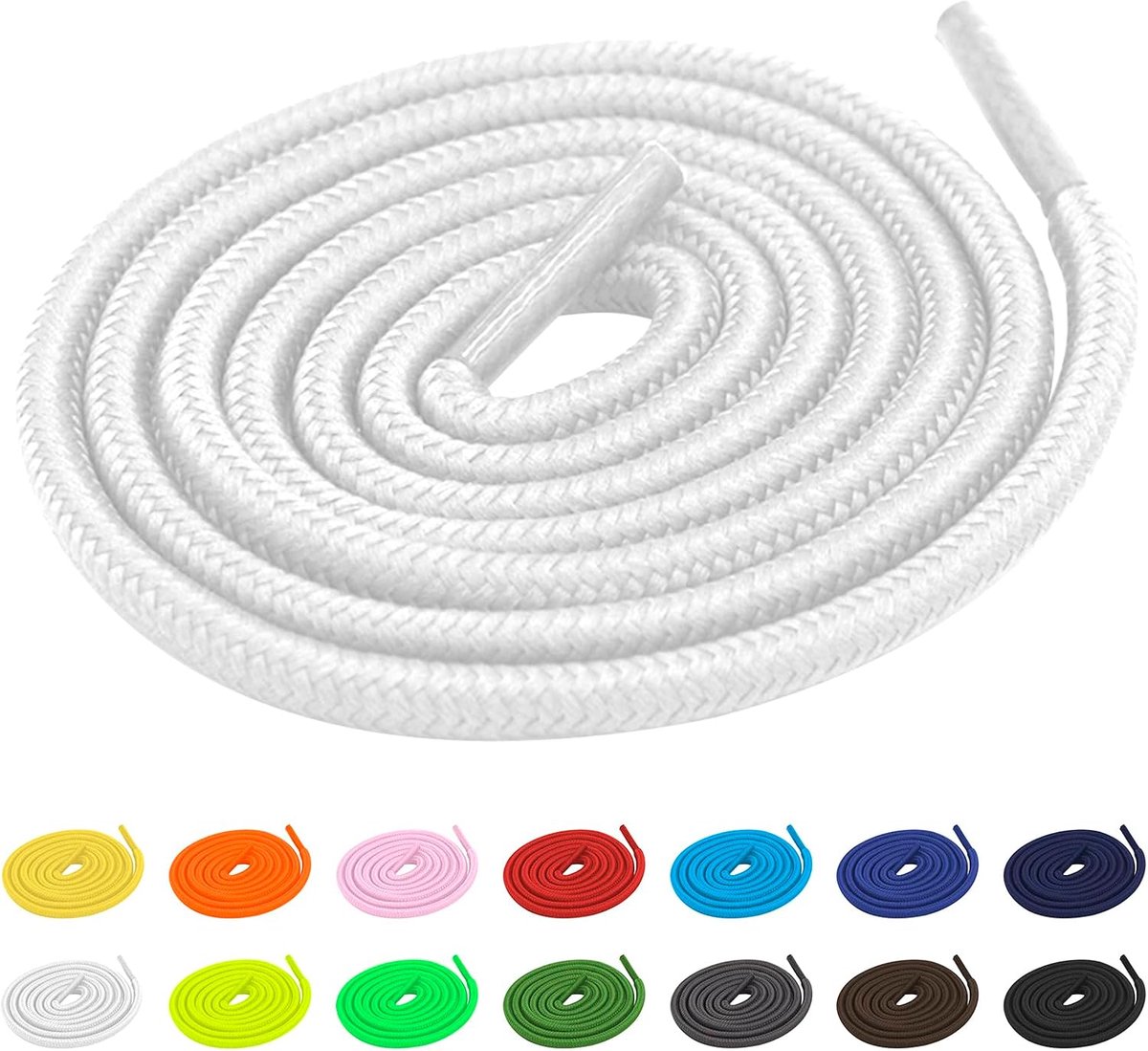 Schoenveters Laces Veter Rondete Shoelaces Compatibel met Nike Air Force Jordan Sneakers Timberland Converse Wandelschoenen Schaatsen Sportschoenen