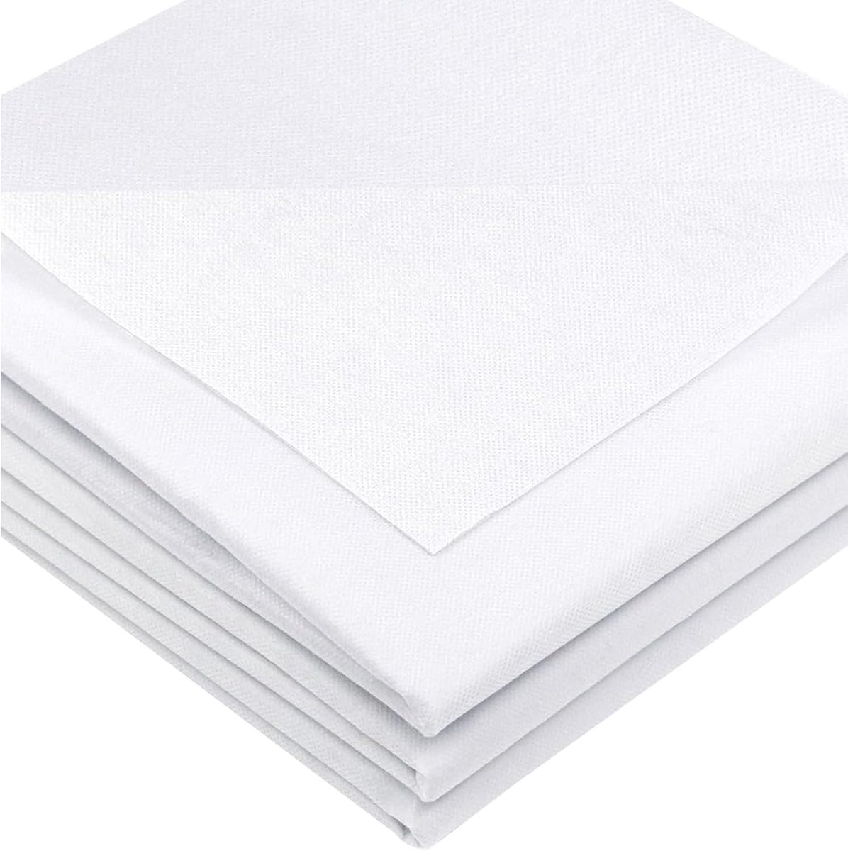 Vlieseline om op te strijken, 200 x 100 cm, gemiddelde dikte, strijkvlies, wit, lichte vliesstof, strijkinzet, volumevlies voor het naaien, opstrijken, vlieseline, strijkbare inlegstof voor strijken