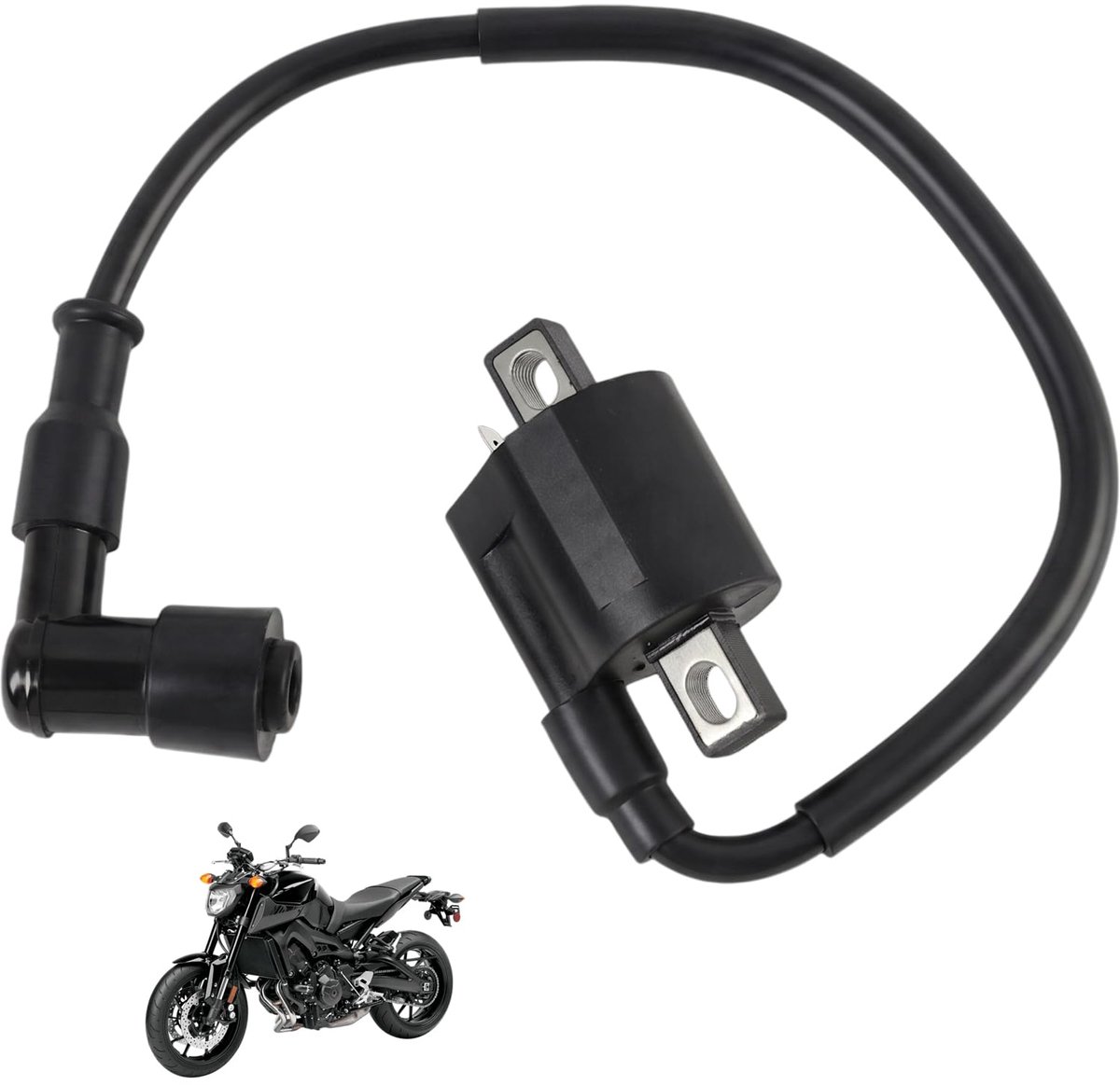 Ontstekingsspoel voor motorfiets, scooter, bromfiets, quad, kart met GY6-motor 125 cc, 150 cc, 200 cc, 250 cc, universele spoel voor vervanging, snelle ontsteking, verhoogd vermogen en betrouwbaarheid