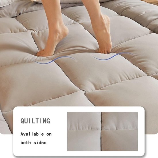 Japanse Futon Matras - Vloermatras Opvouwbaar - Extra Slaapplaats Creëren - Huidvriendelijk Katoen - 120x200cm - Karmijn — afbeelding 2