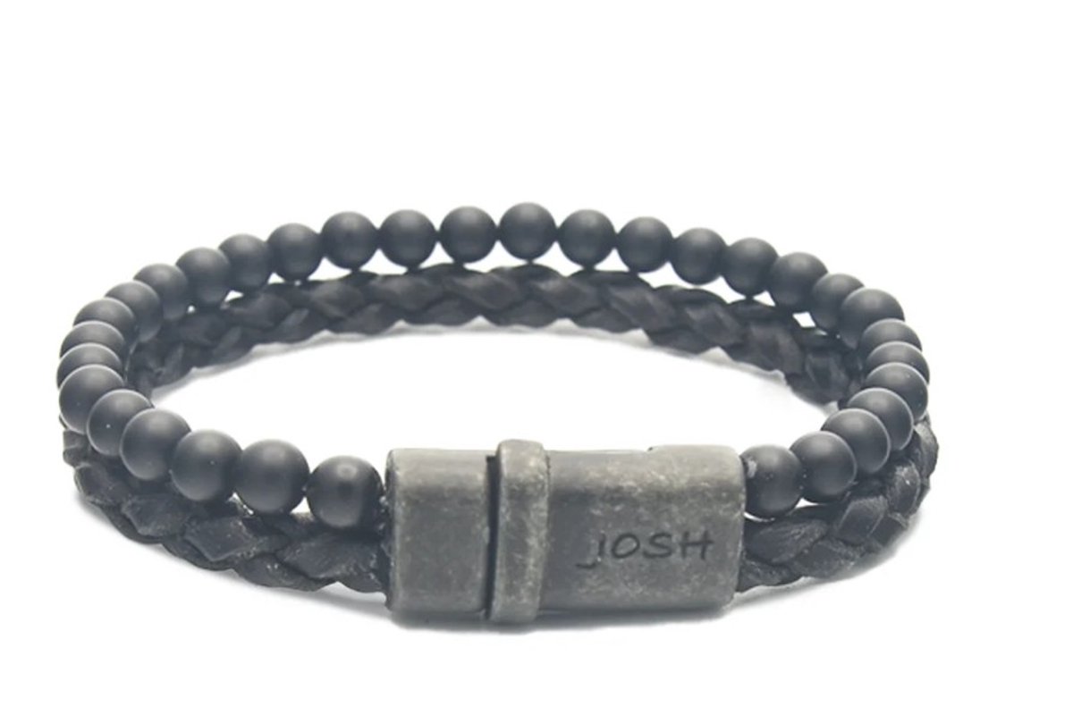 Josh armband 09338VB/BL/LMB/LME L 22.5cm
