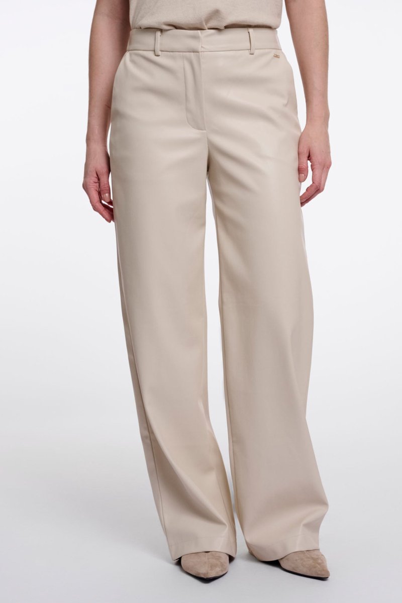 Rino & Pelle Broeken - Georgina straight leg trousers - Effen