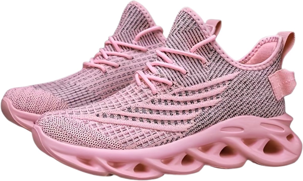 Currero Schoenen Meisjes Sneakers Comfortabel Wandelschoenen Casual Kinder Schoenen Kleur 31.5 Roze