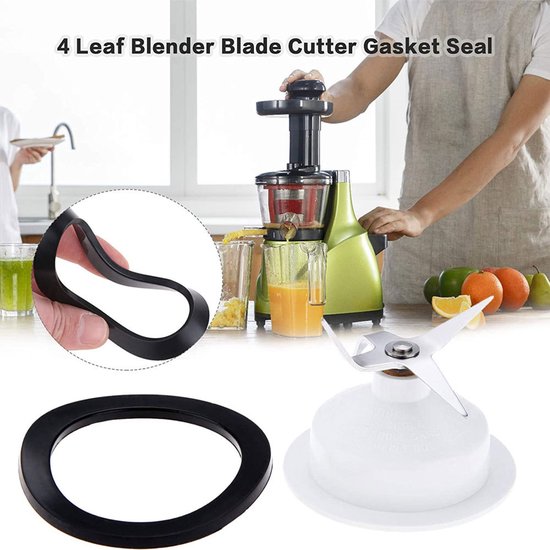 Dit accessoire voor de blender is voorzien van verdikte roestvrijstalen messen met een afdichtingsring, waardoor de originele messen perfect en lekvrij vervangen kunnen worden. Compatibel met KitchenAid KSB5 en geschikt voor KSB52 blenders. — afbeelding 2