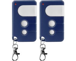 2 stuks garagedeur handzender - 433,92 MHz garagedeuropener afstandsbediening compatibel met Chamberlain LiftMaster MotorLift 84335E, 94335E, 84335EML