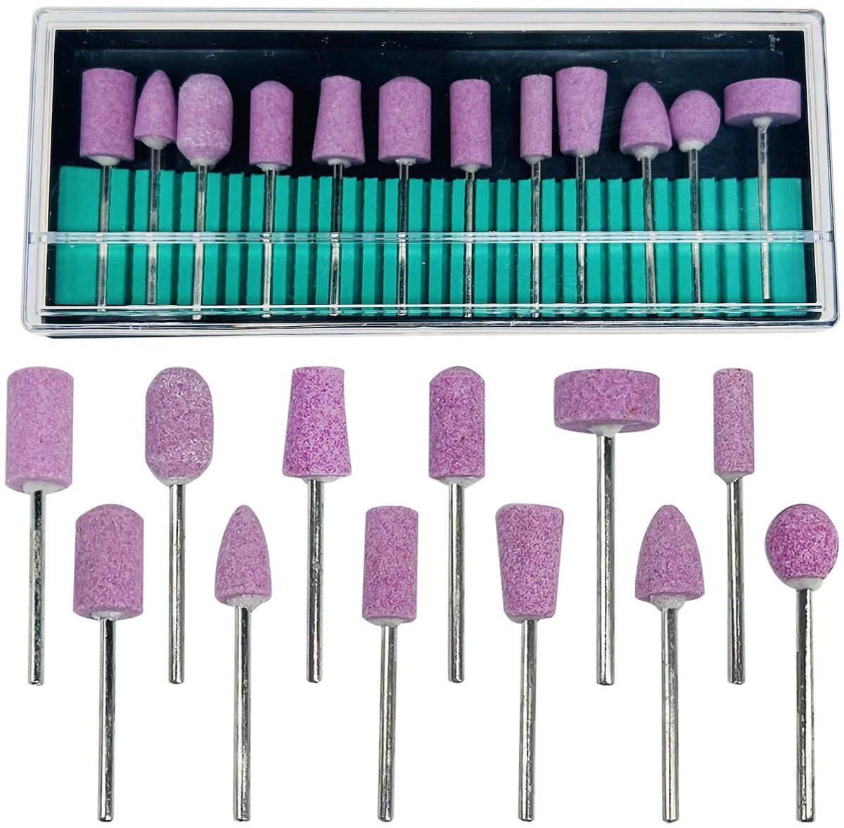 Slijpen Polijsten Heads Slijpen Stone, Polijsten Buffing Wielen, 12 Size Slijpen Polijsten Steen Wheel, Slijpen Buffing Point Polijsten Accessoires voor Dremel Rotary Tool