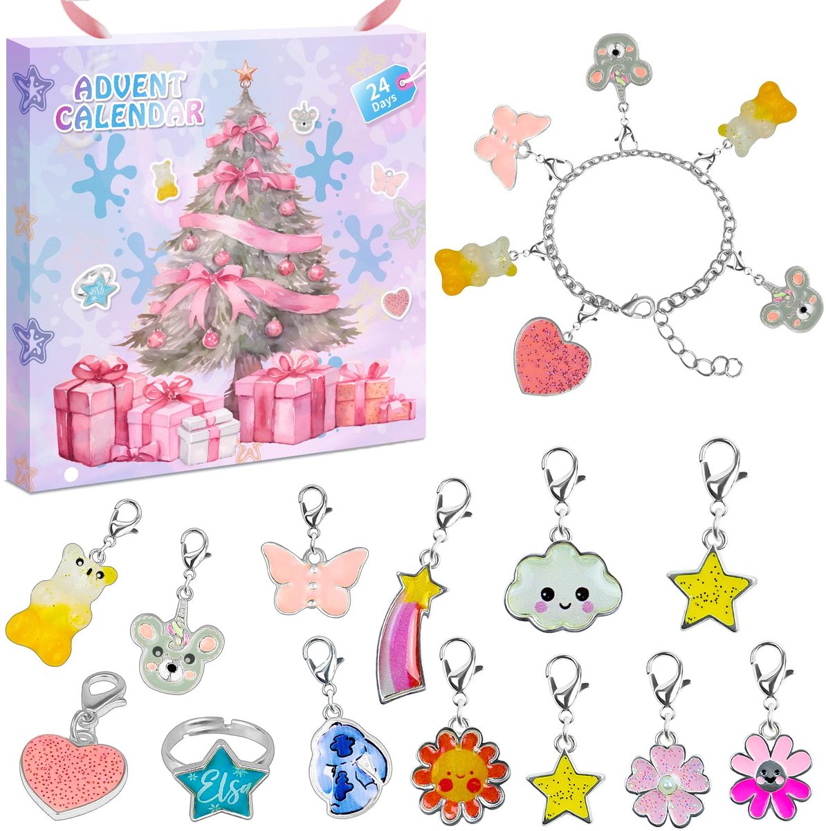 SnelShoppen - Cartoon Adventskalender 2025 - Kinder Kalender met 24 Verrassingen - Kleurrijk en Speels - Perfect voor de Feestdagen