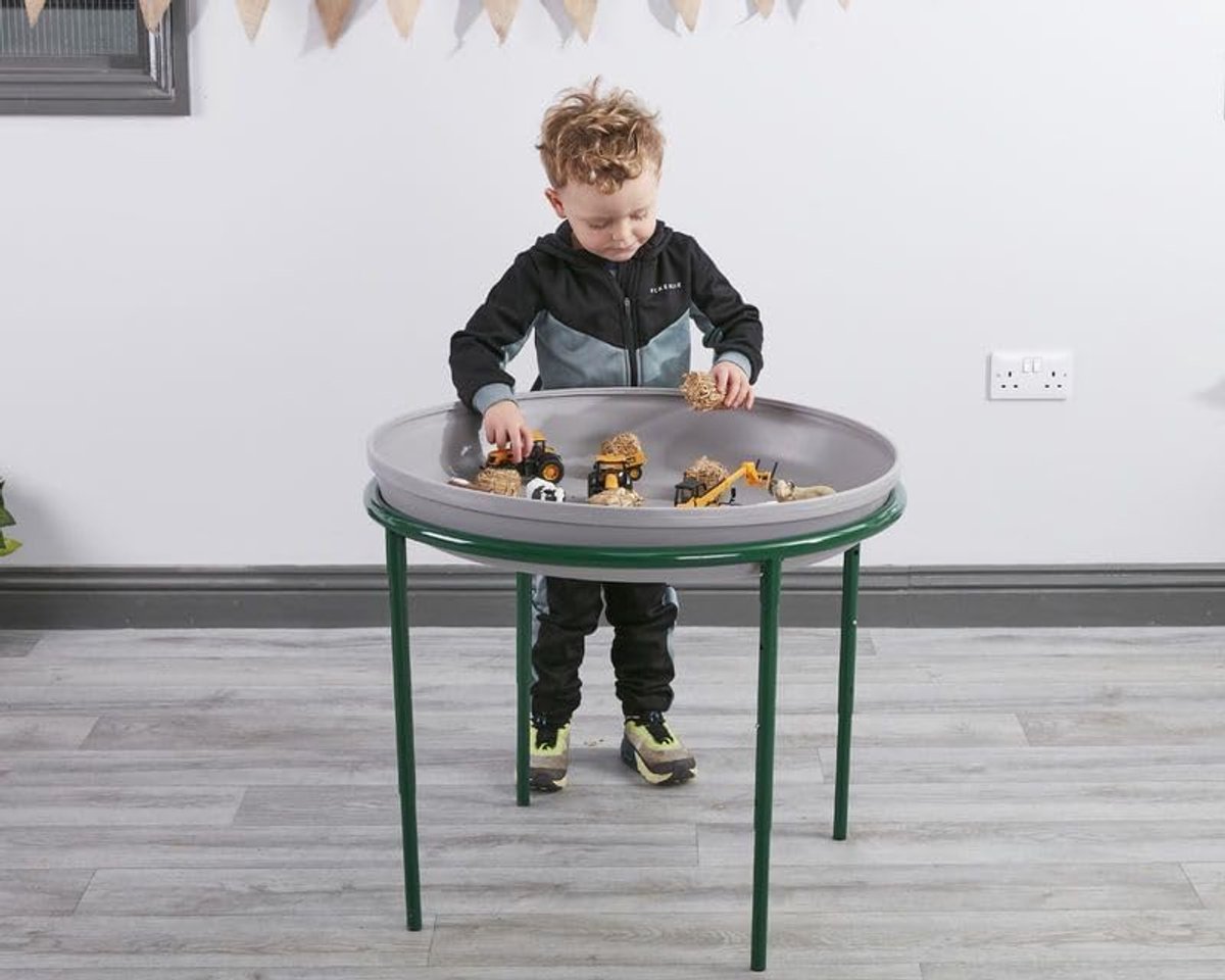 Diepe Speelbak Grijs - Sensorisch Speelgoed Bak - 69x69cm