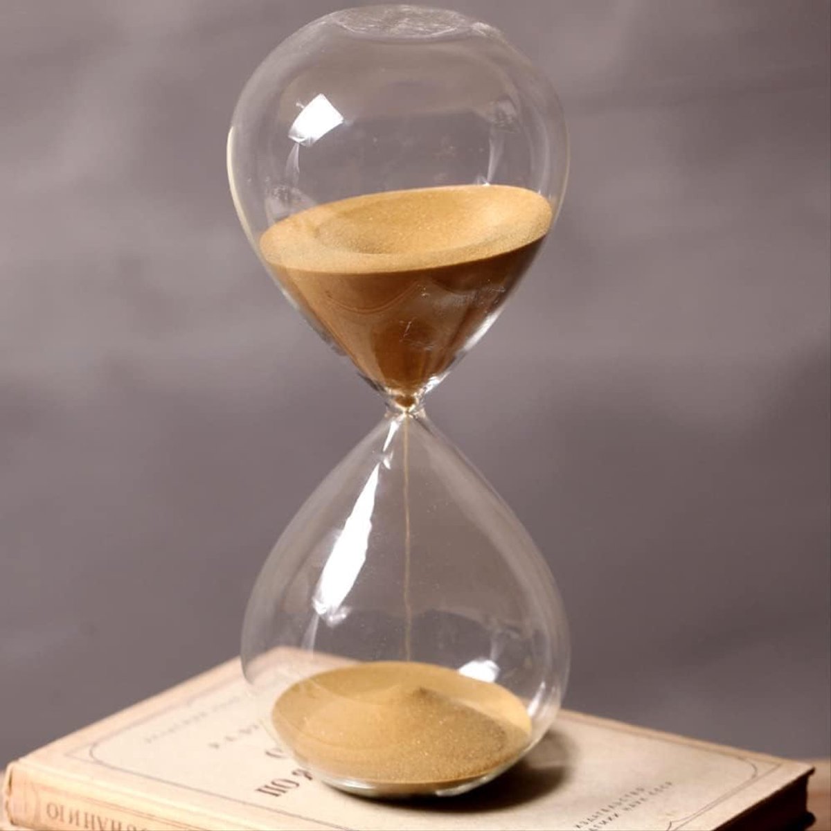 60 Minutes Glass Hourglass Kitchen Sand Timer 1 Hour Time Management Tool Creative Personality Glass Hourglass Ornaments