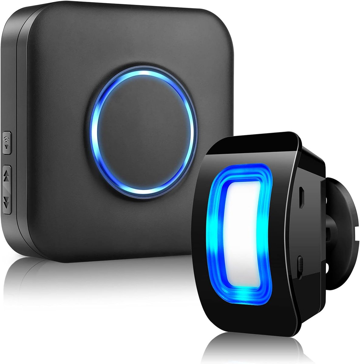 Bewegingsmelder Alarm Draadloos 110 dB Anti-diefstal 150 M Bereik | Home Beveiligingsalarm Systeem Infrarood Bewegingssensor Binnen Draadloze Deurbel voor Thuis, Camper, Garage, Winkel