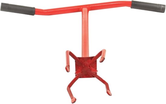 Tuinklauw Staal - Bodemverluchter Tuin - Bloembedden Verzorgen - Ergonomische Handgreep - 97 cm - Rood — afbeelding 5