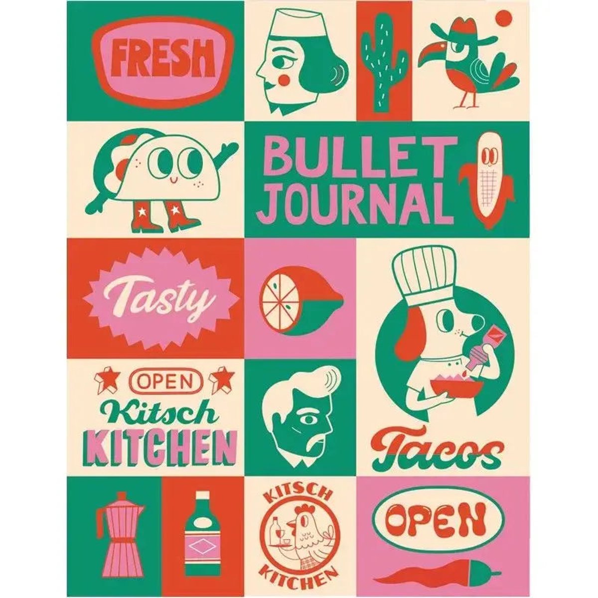 Kitsch Kitchen Bullet Journal El Restaurante Tasty Taco