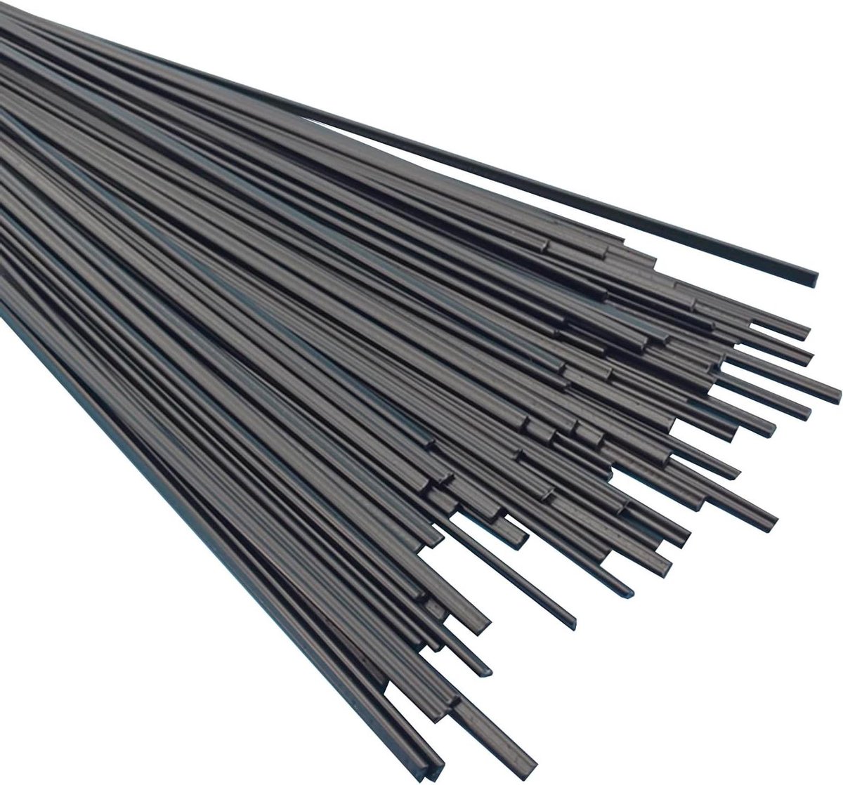 Kunststof lasstaven - Lasstaafjes zwart - Apparatuur repareren - Sterke lasverbinding - 1 meter lengte - Zwart