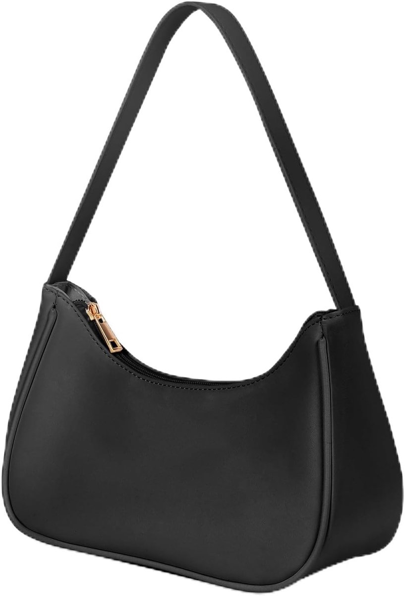 SnelShoppen - Clutch Tote Handtassen PU-leer Vrouwen Retro Schoudertas met Ritssluiting, Crossbody Mode Tassen voor Winkelen, Feest, Reizen en Vrijeti