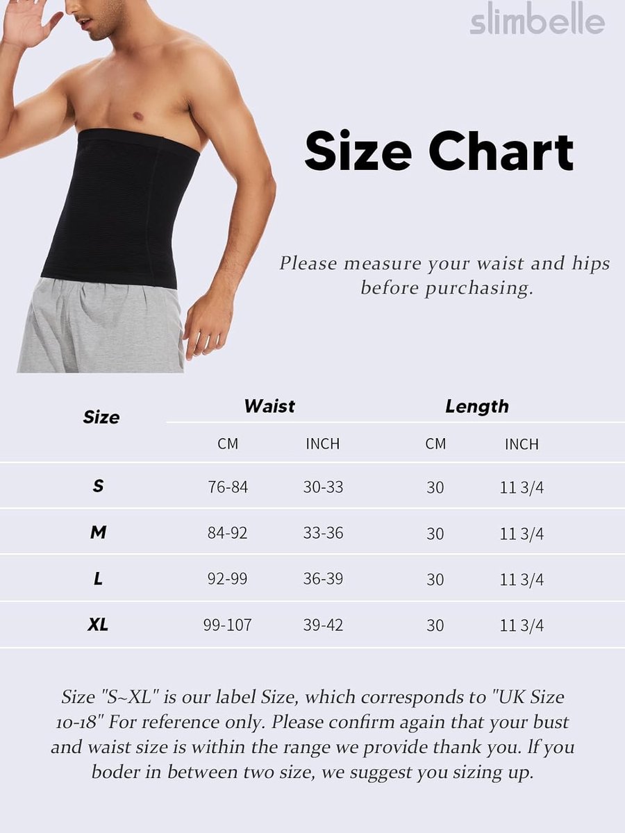 Buikgordel voor heren, bodyshaper, buikshaper, zweetgordel, rugondersteuning voor fitness, sauna, slankheidstraining, joggen, yoga