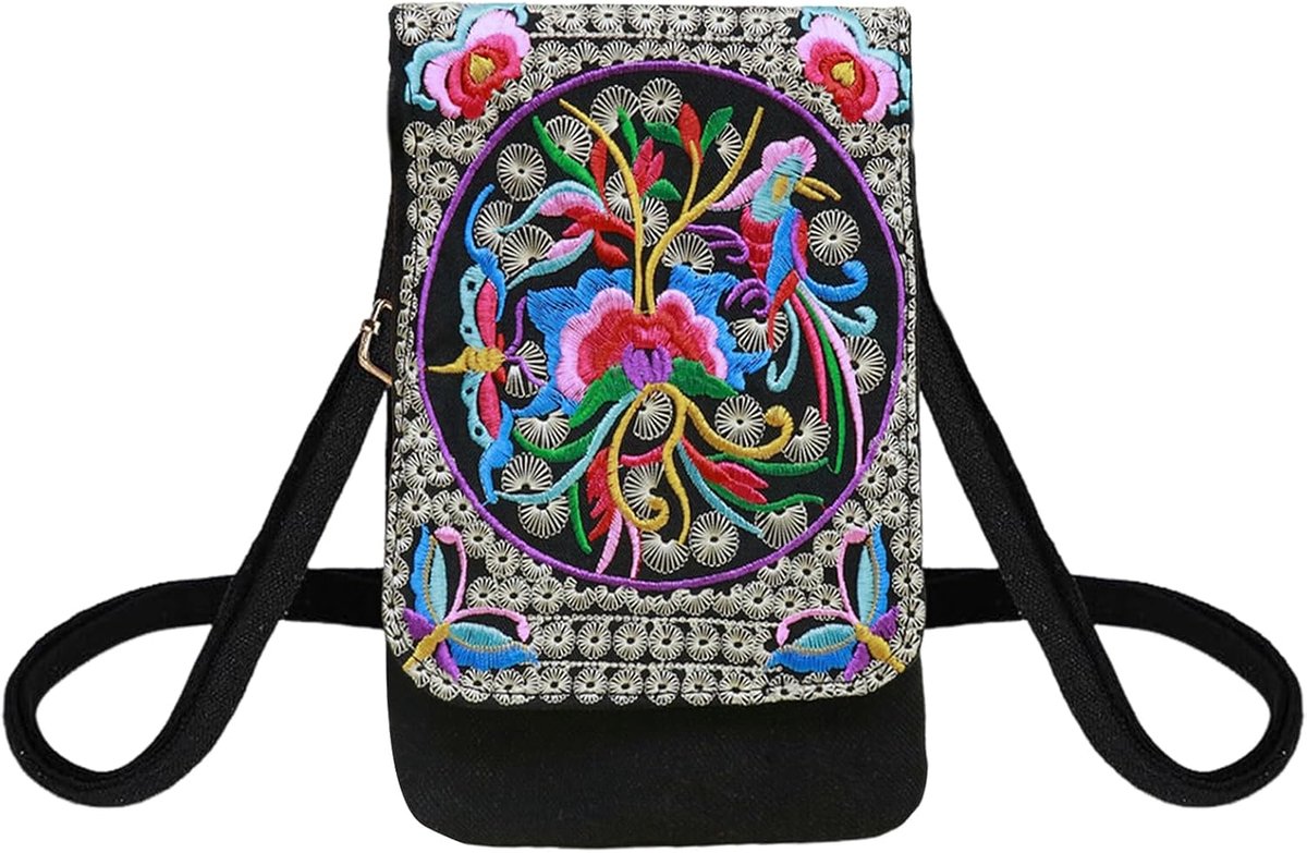 shoulder bag small mobile phone shoulder bag ladies mobile phone bag handbag leather PU leather with purse shoulder - ShopVlot