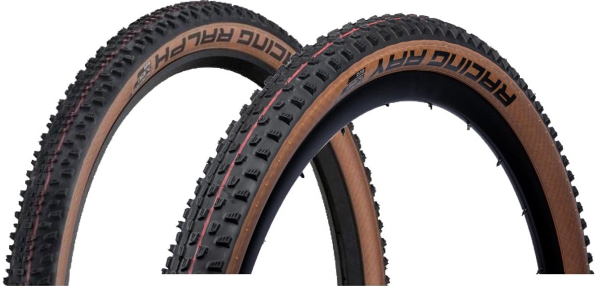 Schwalbe Racing Ray + Racing Ralph Speed Super Race TLE Buitenband - 29x 2.35 Bruin