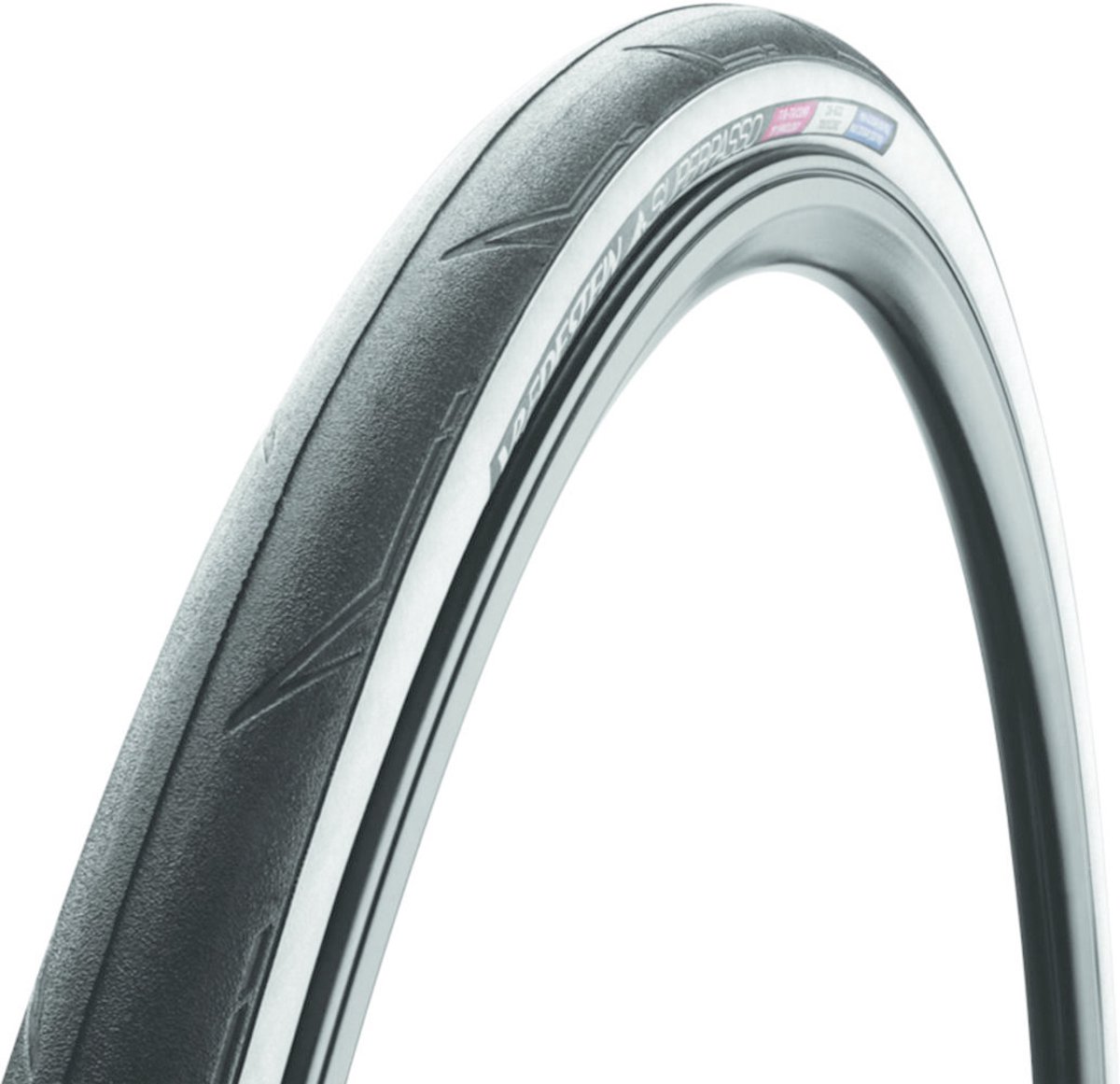 Vredestein Superpasso Racefiets Buitenband - Zwart/Wit | 25mm