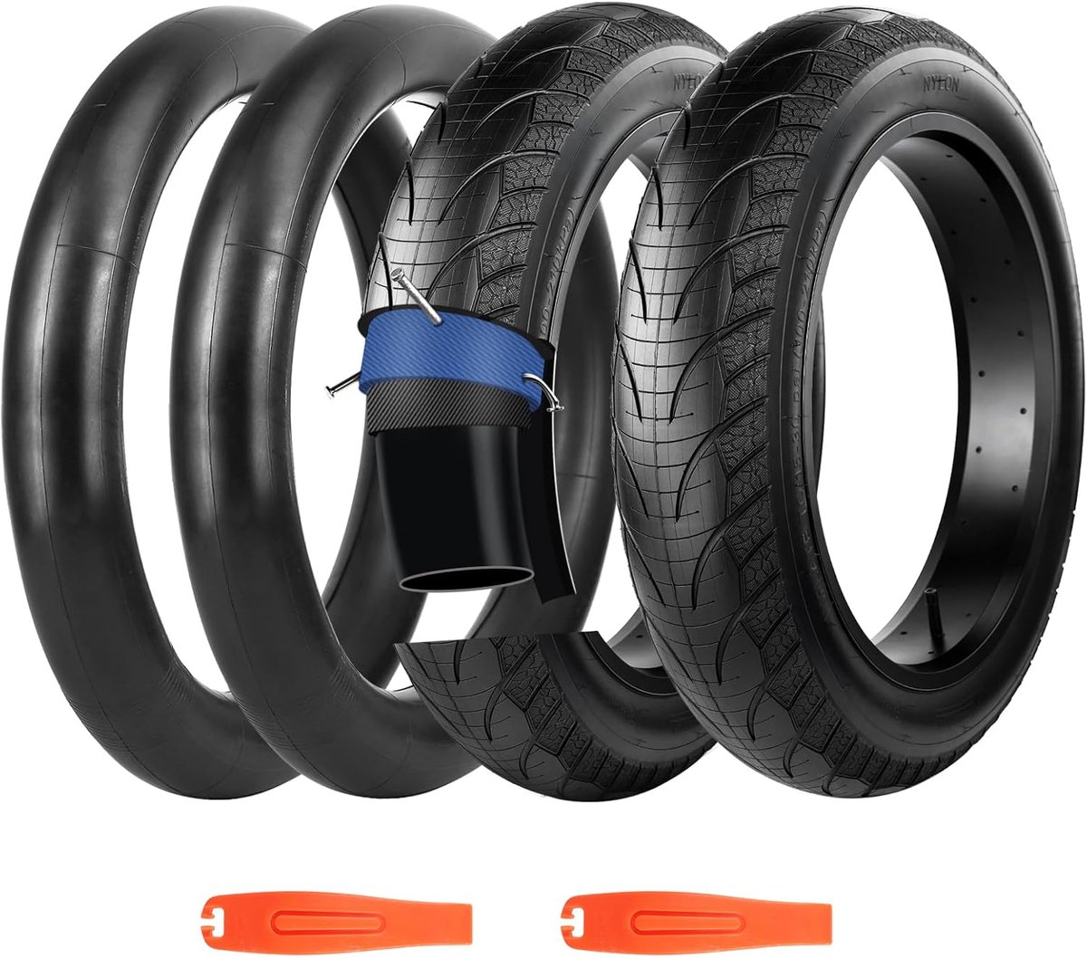 Fatbike Buitenband 20 x 4.0 Inch - Slijtvast en Opvouwbaar - All-Terrain Profiel - ETRTO 76-406
