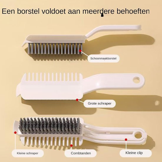 Voegborstel Reiniger - Spleetgereedschap Schraper - Kieren Schoonmaken - Antisliphandgreep - Dun Ontwerp - Niet gespecificeerd — afbeelding 5