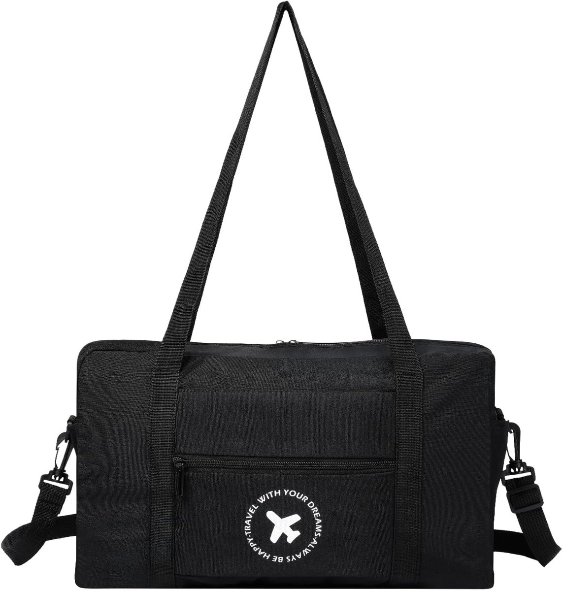 SnelShoppen - Grote Lichte Reisbagage, Sporttas, Vouwbare Reistas voor Vrouwen, Handbagage voor Vliegtuig, Luxe Reiskoffer, Ideaal voor Vakantie, Week