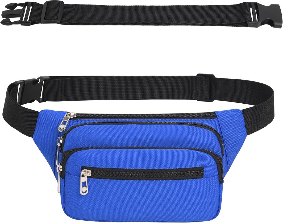 SnelShoppen - Heuptas met 60 cm Verlengde Riem Unisex Moderne Schoudertas Mobiele Telefoon Tas voor Outdoor Reizen Hiking Hondentraining Dames Heren,