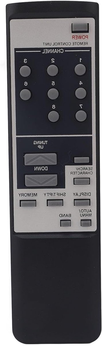 Afstandsbediening - Stereo Tuner Bediening - Muziek Luisteren - Perfecte Vervanging - 19 cm - Zwart