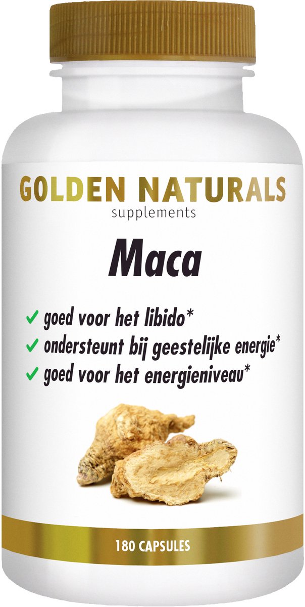 Golden Naturals Maca (180 veganistische capsules)