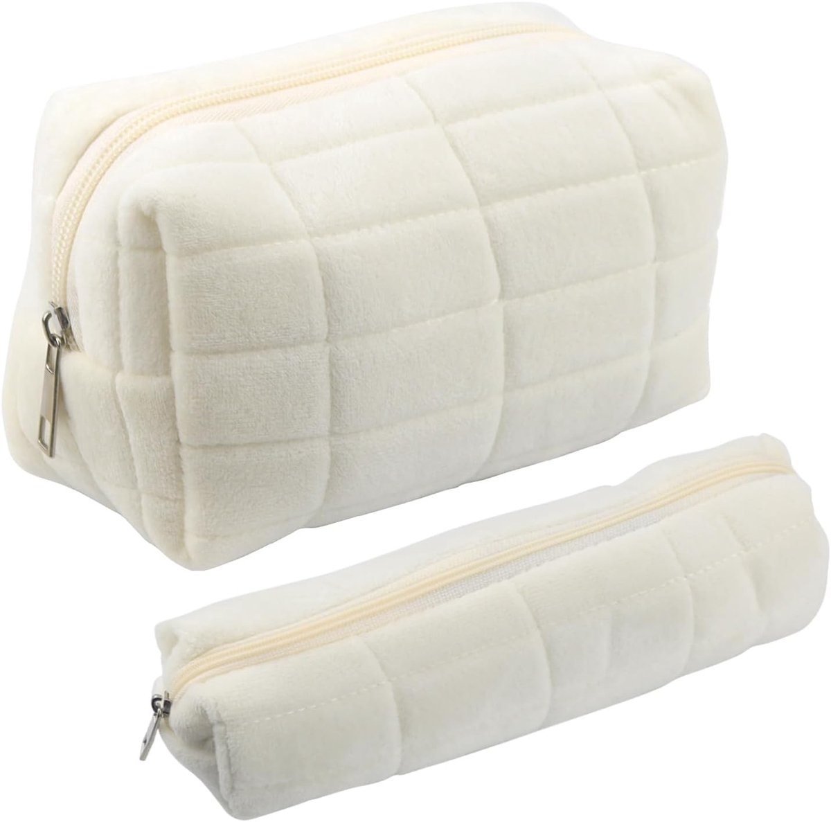 SnelShoppen - Multifunctionele Toilettas Set - Cosmetica Organizer - Luxe Zachte Velours - Grote Capaciteit - Ideaal voor Reizen, Thuis, Feestjes - Wi