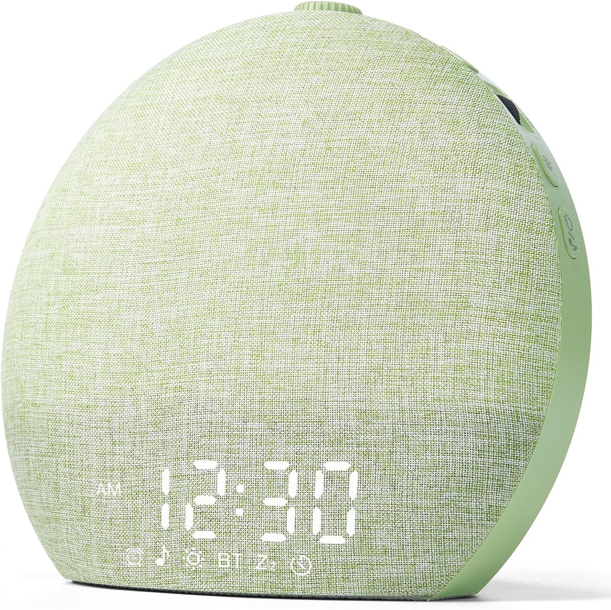 SnelShoppen - Sunrise Wekker Digitale Wekkers aan Bed met Witte Ruis, 30 Slaapgeluiden, Slaaptimer, Instelbaar Volume, Helderheid, Schermvrij Ontwerp,
