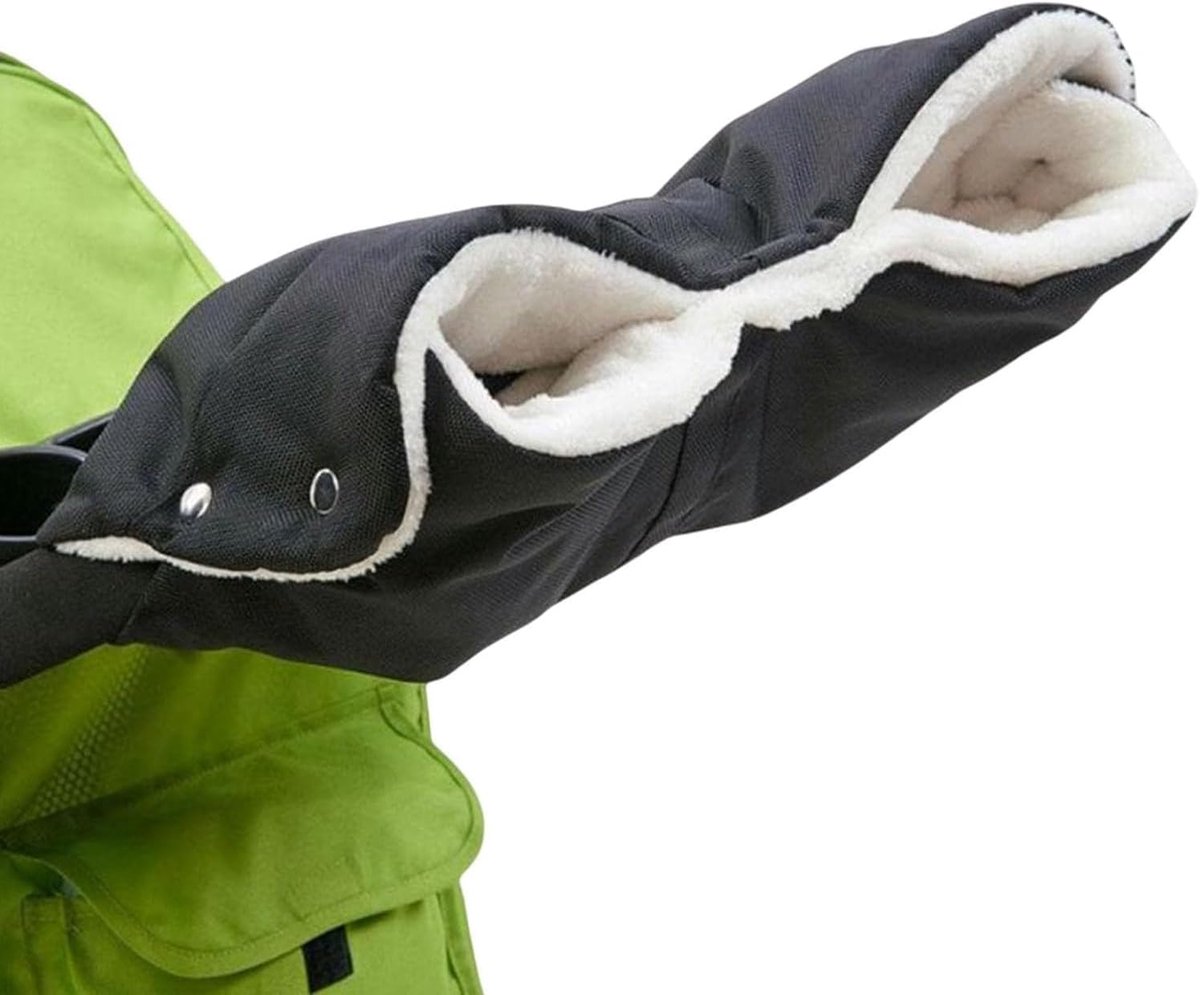SnelShoppen - Baby Pram Gloves - Buggy Hand Warmer met Fleece Lining en Katoen - Winter - Vorstbestendig, Waterproof en Winddicht - Extra Dikwandig -