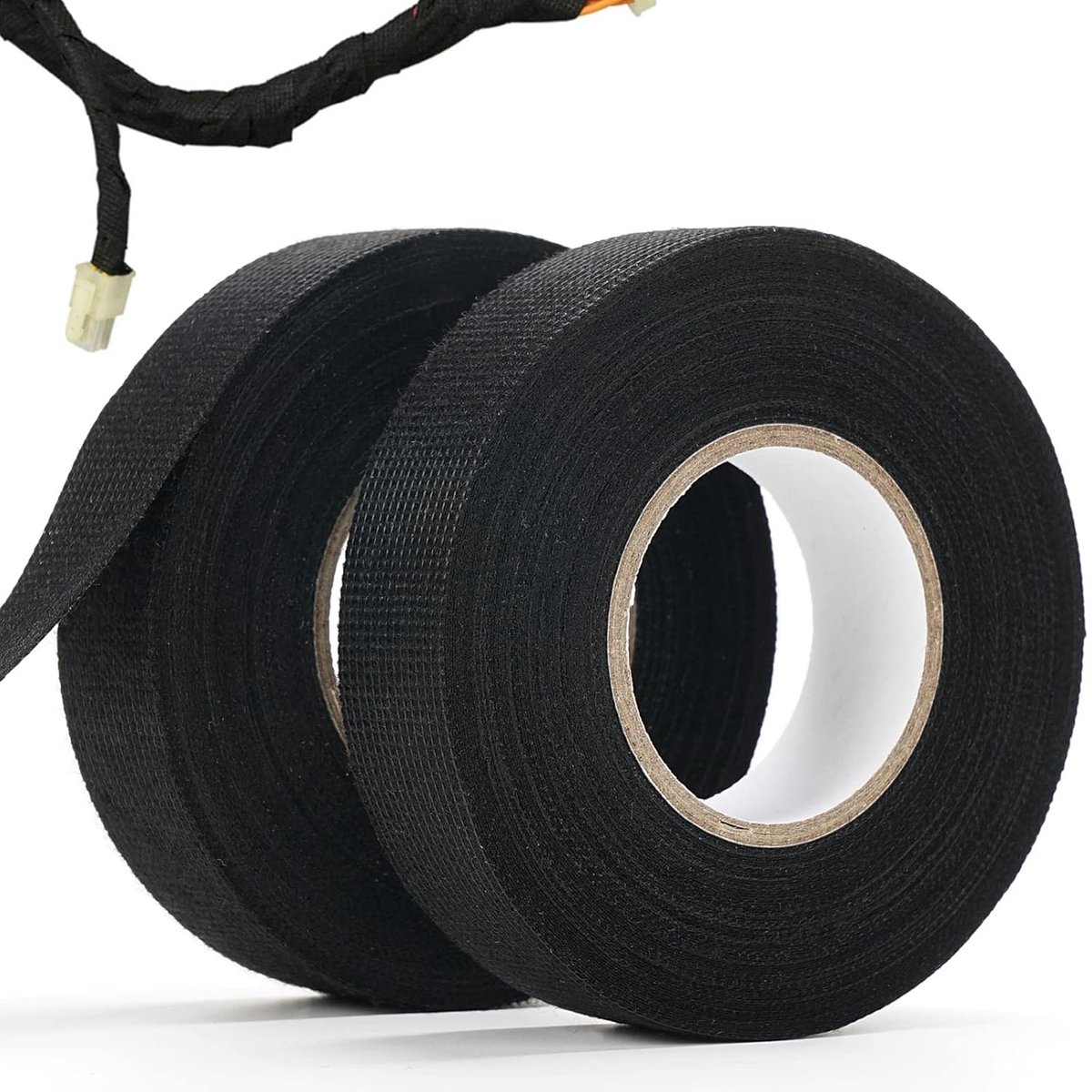 SnelShoppen - Zelfisolerende Tape - Warmtebestendige Elektrische Isolatietape voor Auto en Motor - 2 Stuks - Zwart - Duurzaam, Corrosiebestendig, Poly
