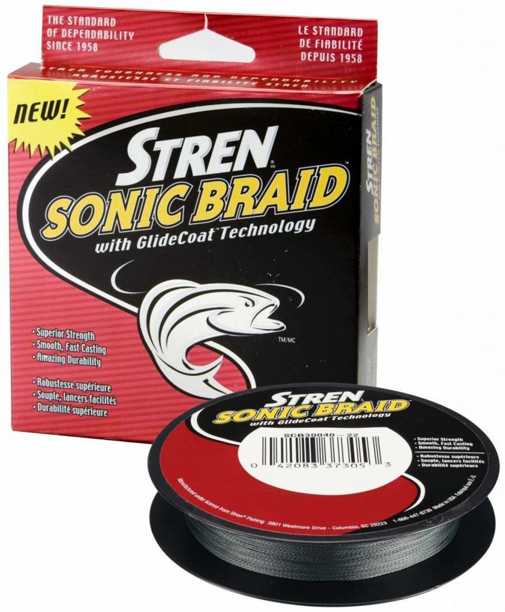 Sonic Braid Low Vis Green - Gevlochten Lijn - met Dyneema - Vislijn - Visdraad - 0,14mm 13,20kg 110m