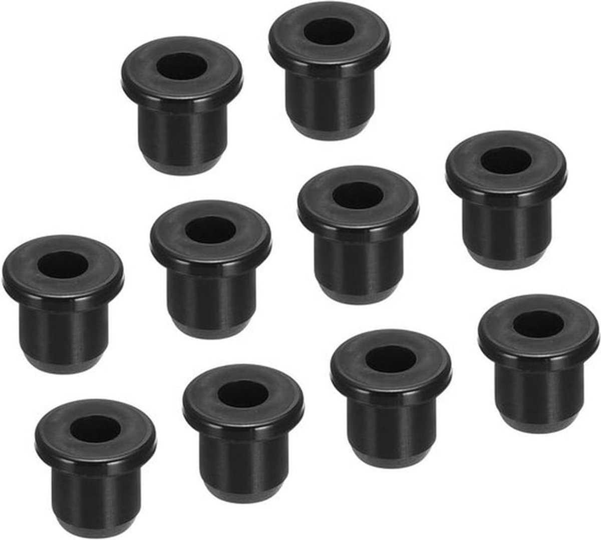 20Pcs Rubber Grommet Mount Dia 8mm, Ronde T Type Silicone Grommet Seal Bescherming Flexibele Gat Plug voor Kabelbuis voor Organiseren en Beschermen van Snoer