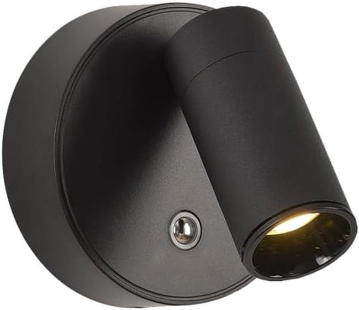 Wandlamp - Wandlamp binnen - Magnetische wandlamp - Aanraakschakelaar - Drie instelbare helderheidsniveaus - 350° draaibaar - 90° verticale verstelling -Draadloos op Batterij - Bescherm uw gezichtsvermogen - Type-C opladen - zwart