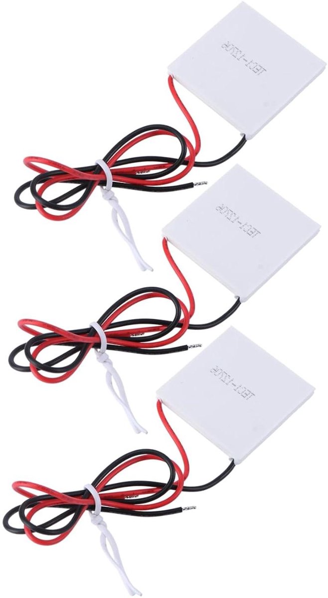 Koelmodule Set - Thermo-elektrisch Element - Temperatuur Regeling - Compact Lichtgewicht - 3 Stuks - Wit