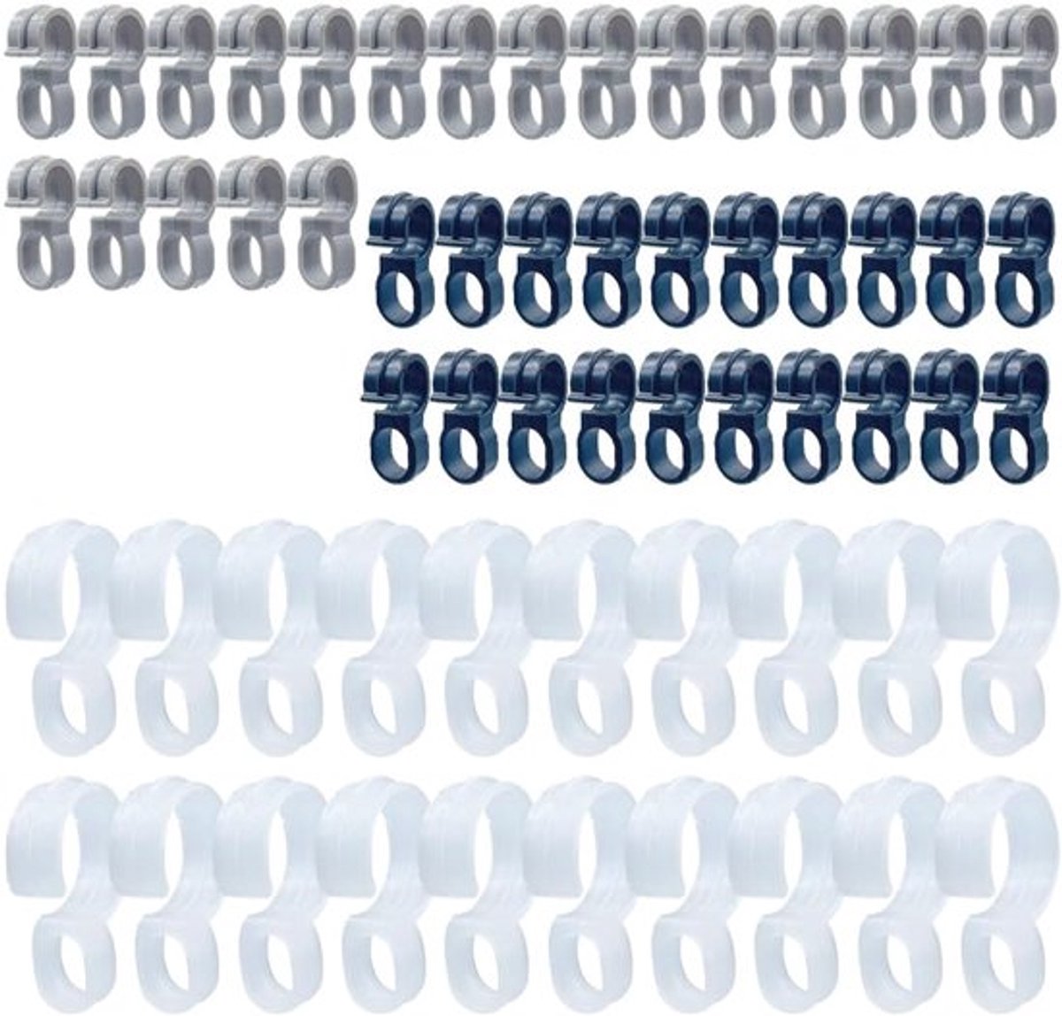 Windbestendige Hangerhaak - Anti-Off Hanger - 60 Stuks