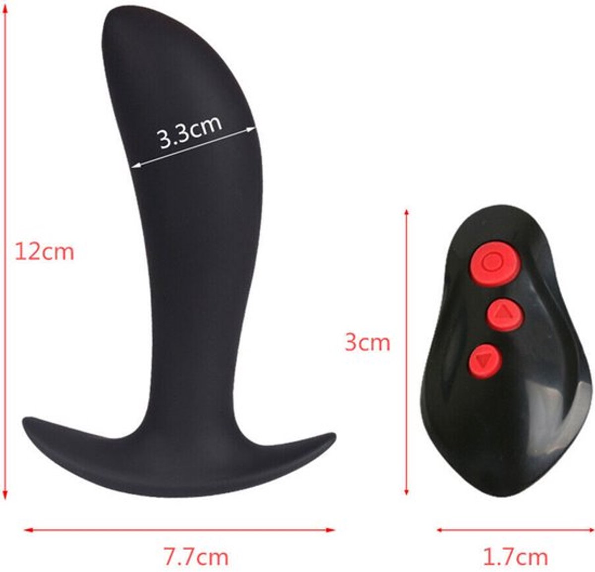 Anale plug Vibrator Seks E-stim G-spot Mannelijke Waterdichte Prostaat Massage Speelgoed