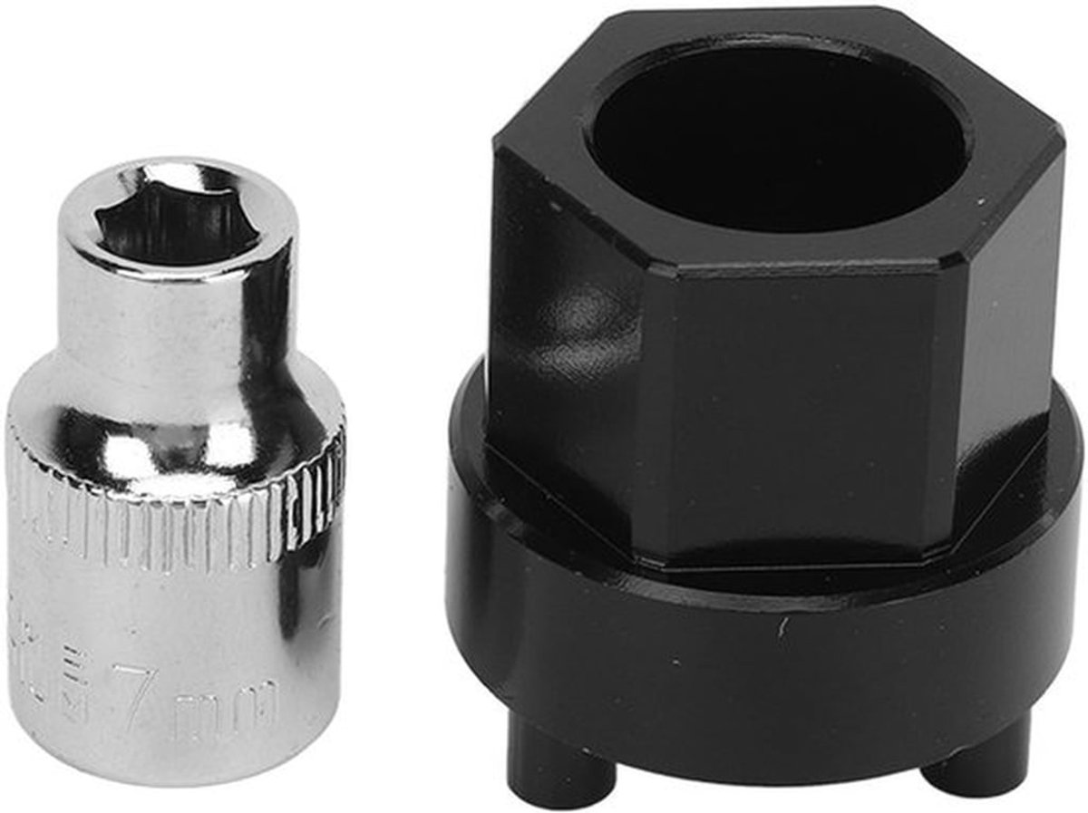 A/C Compressor Clutch Hub Verwijderaar A/C Compressor Clutch Hub Verwijder Tool met 7mm Dop 3/8 Inch Aandrijving voor Clutchloze Compressors Aandrijfhub
