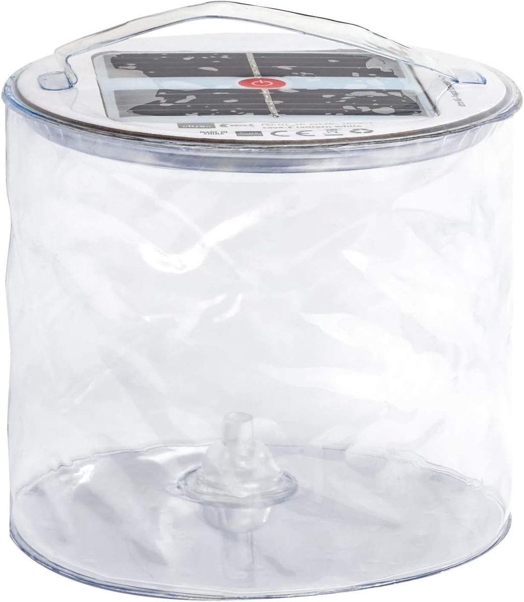 Thijox - Opblaasbare LED Zonnelantaarn - Waterdichte Campinglamp - Multifunctionele Tentla