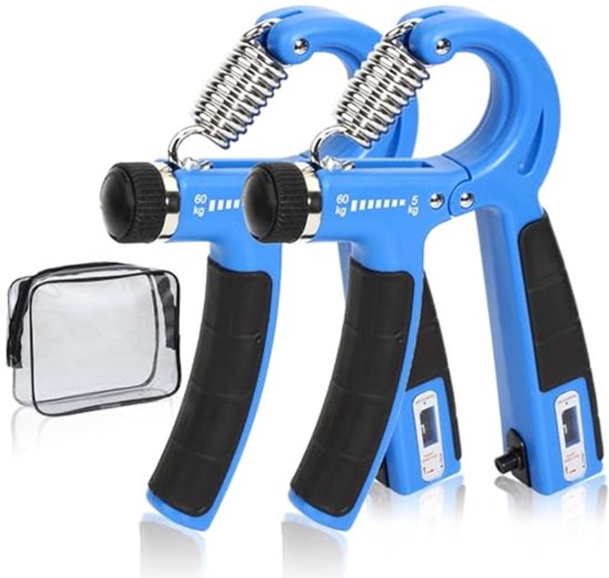 Gripkrachttrainer met instelbare weerstand voor hand- en vingerkracht