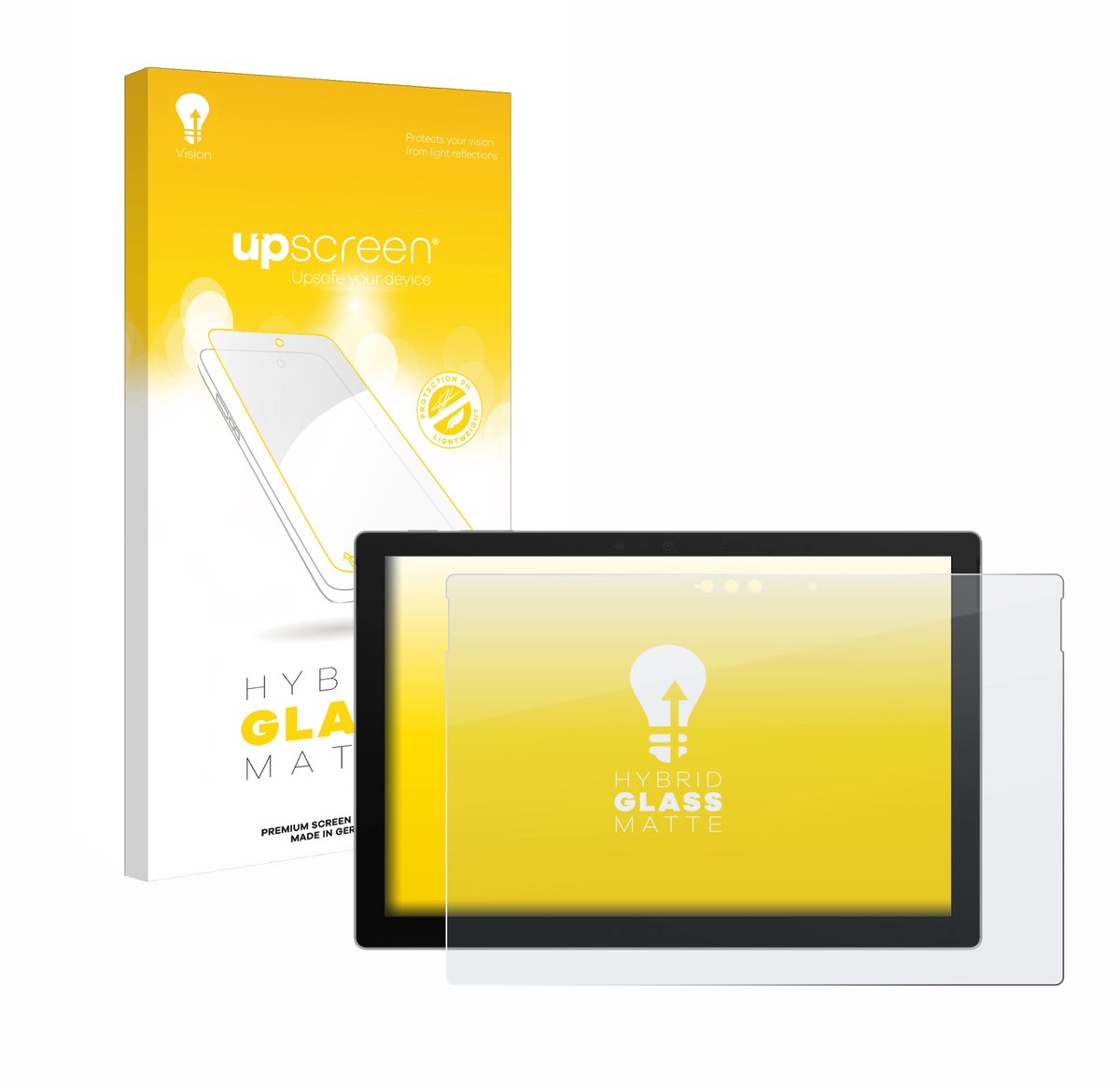 upscreen - Screenprotector voor Microsoft Surface Pro 7 Plus - Folie Beschermfolie Beschermglas matte